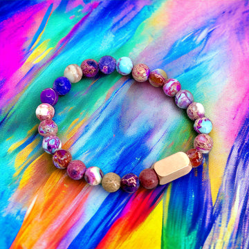 Violet Serenity – Limited Edition Kralen Armband