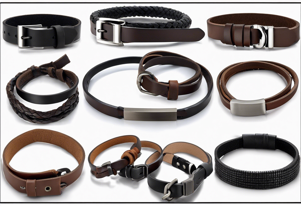 Leren Armbanden: Mannen sieraden met je eigen Bericht graveert