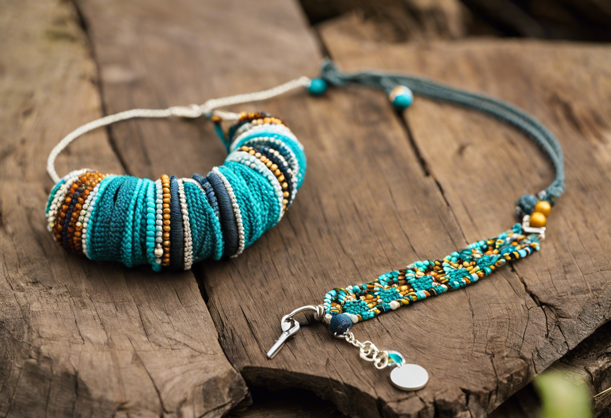 Verschuifbare knoopjes voor een ketting of armband van touw of veter