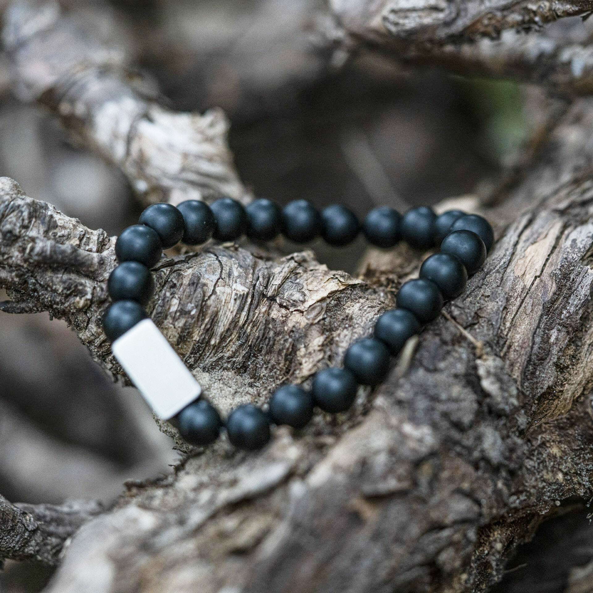 Ontwerp je eigen armband: edelstenen kralen Onyx & Labradoriet