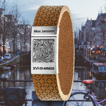Unieke Fingerprint op Armband: Jouw eigen Lasergravure armband
