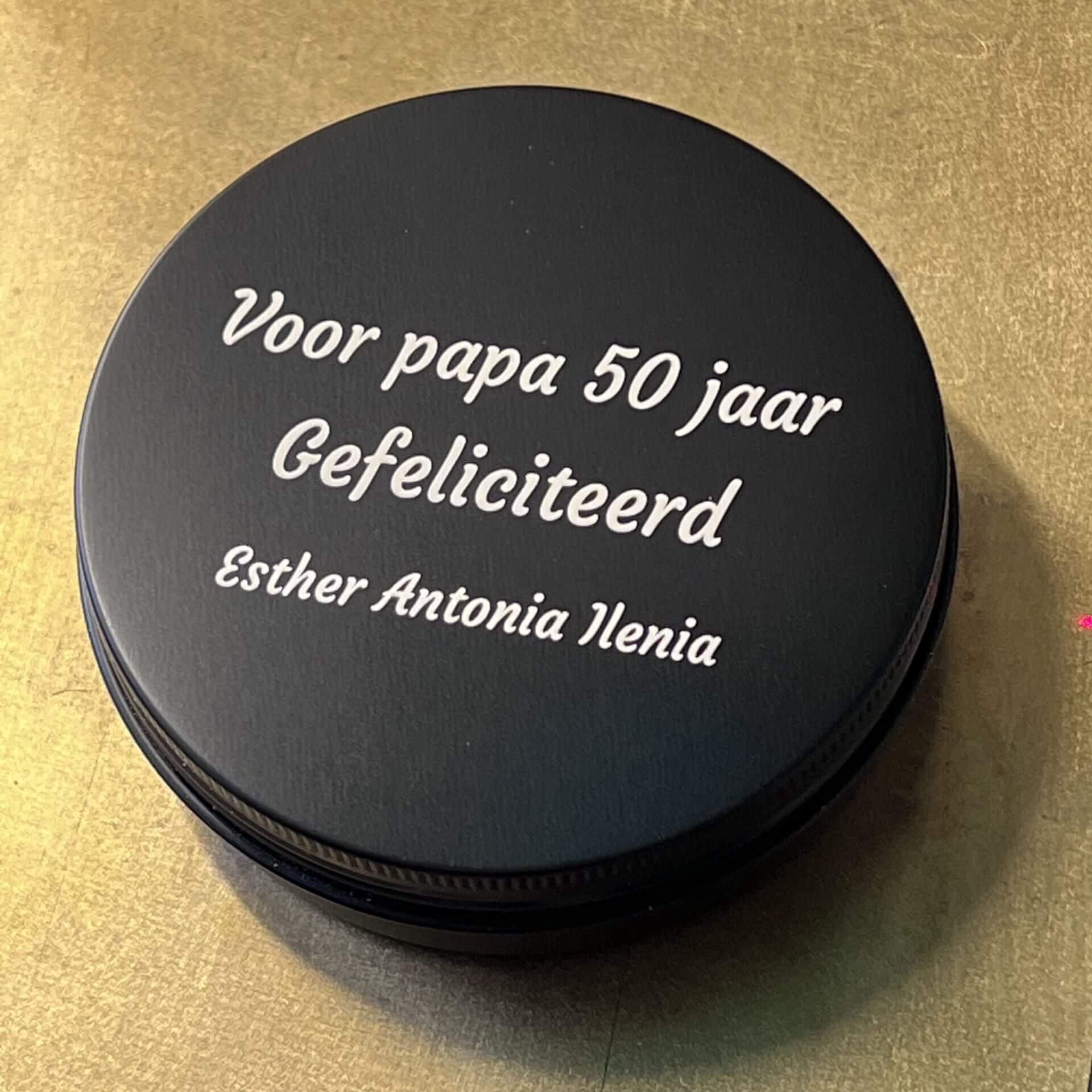 Gepersonaliseerd geschenkdoosje + eigen tekst