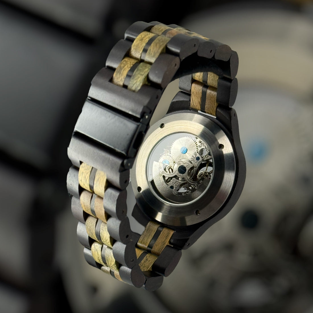 Automatisch Dames Horloge Hout – Emerald Motion™