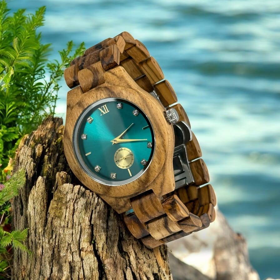 Dames horloge TimberWood BellaZebra™ – Elegant van Natuurlijk Hout