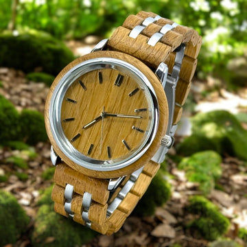 TimberWood Elegance™ – Dameshorloge van Eikenhout