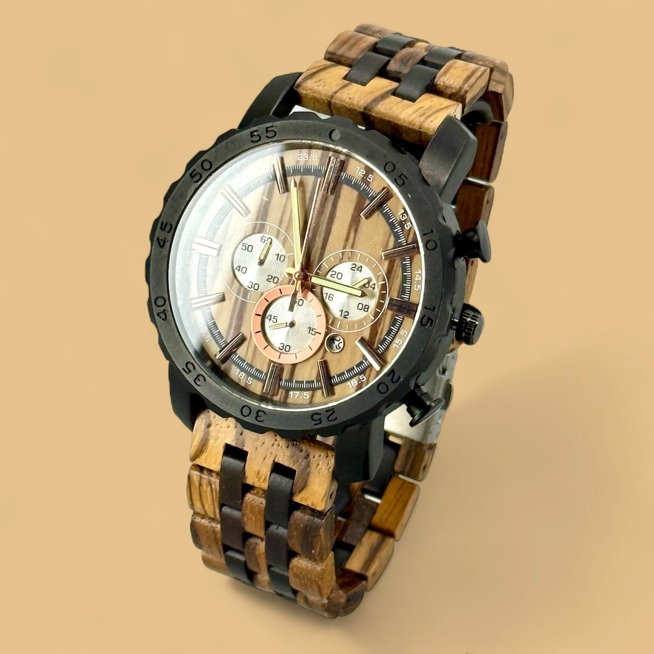 TimberWood ChronoCraft™ – Houten Mannen Horloge