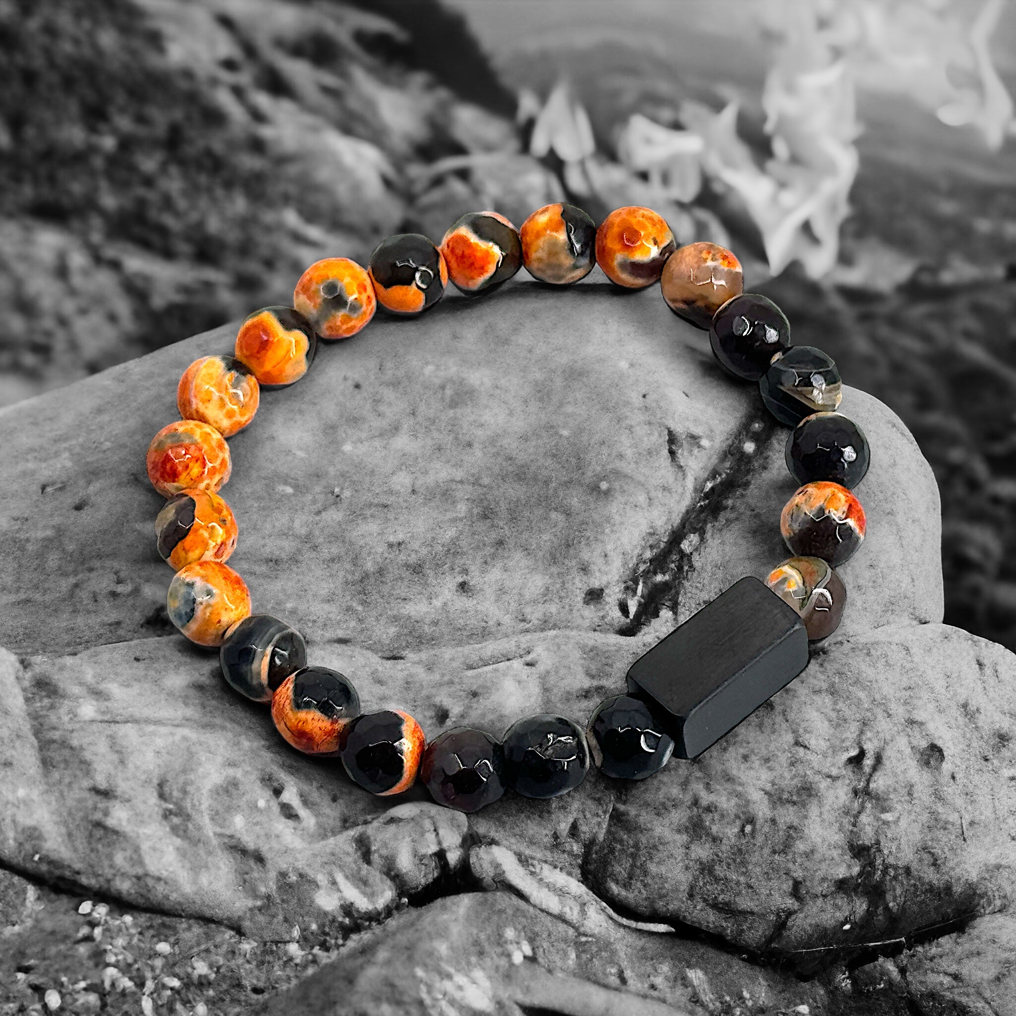 Targaryen 🐉 Drakenader 🔥 Kralenarmband – Decagon Edition