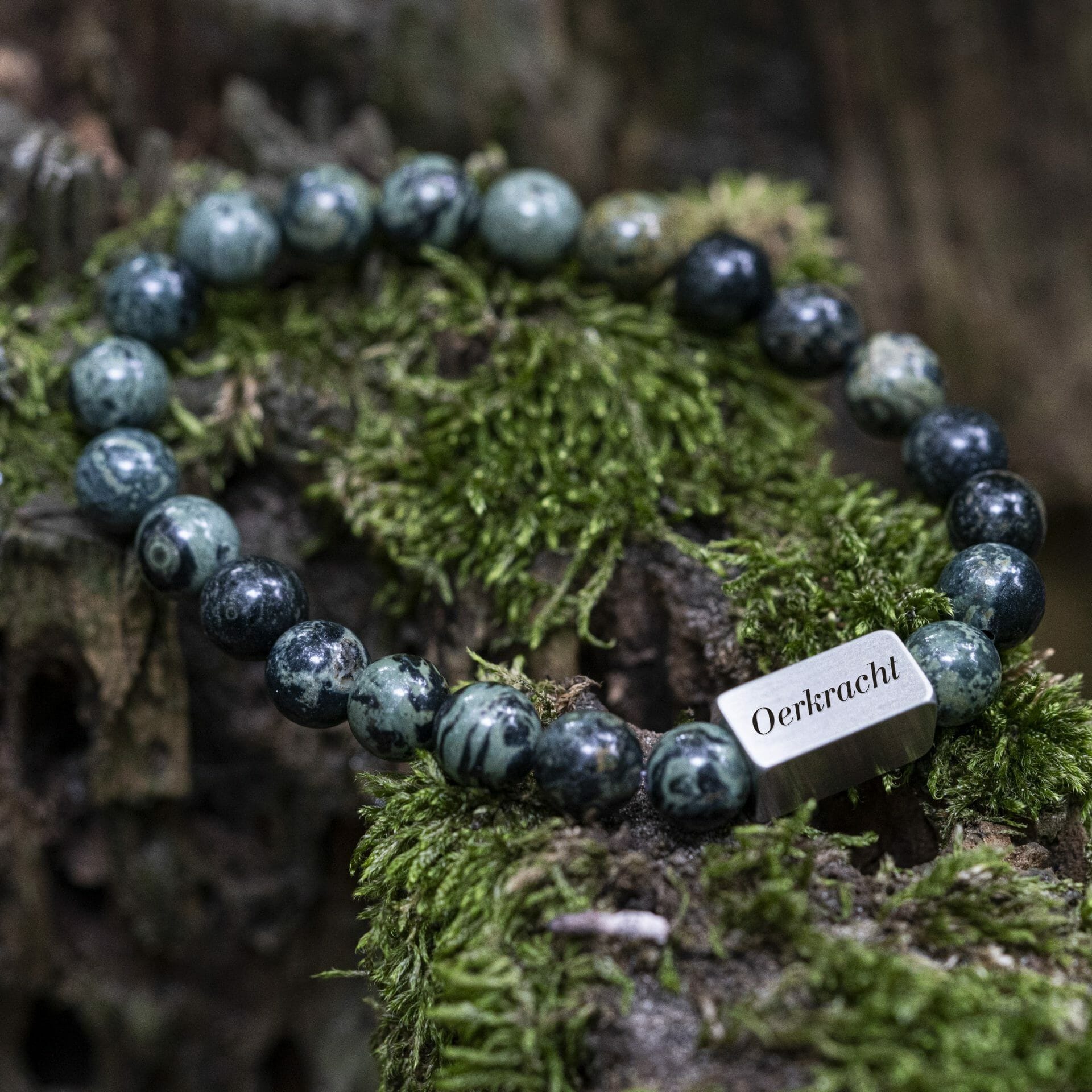 'Oerkracht' Eeuwenoude Polar Jade - Kralen armband