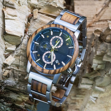 Sailor™ – TimberWood Chronograaf Houten heren Horloge