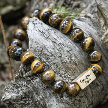 Tijger oog / Tiger Eye Armband – 10mm Kralen