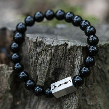 Zwarte Onyx Armband - Kralen Beads of Nature