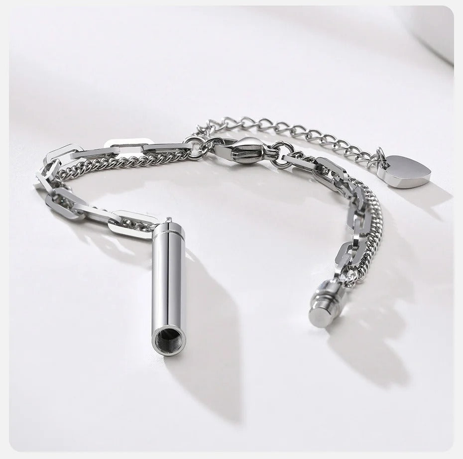 Elegante As-kamer Armband RVS (verstelbaar)