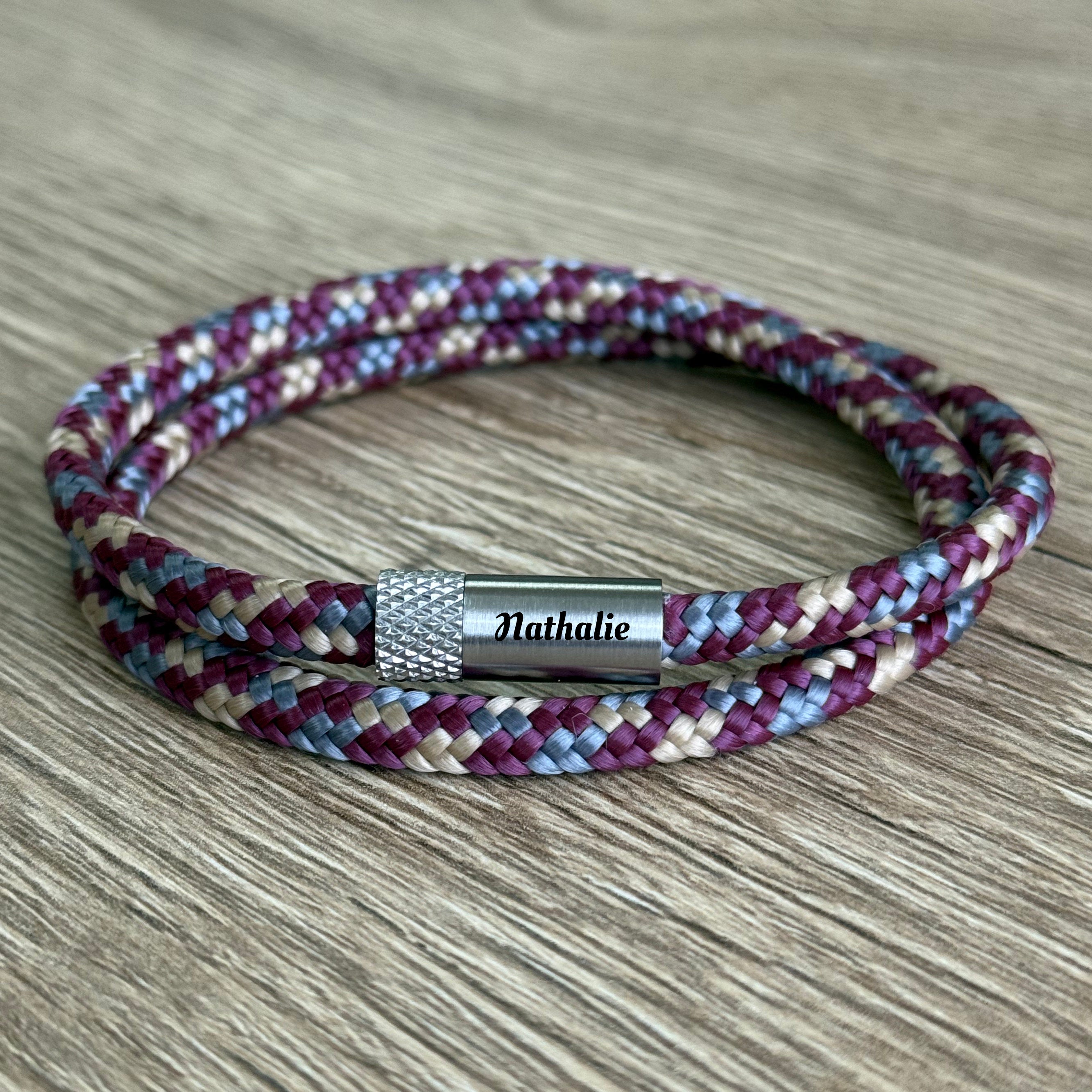 Navy™ Armband - Classy Bordeaux (enkel of dubbel paracord)