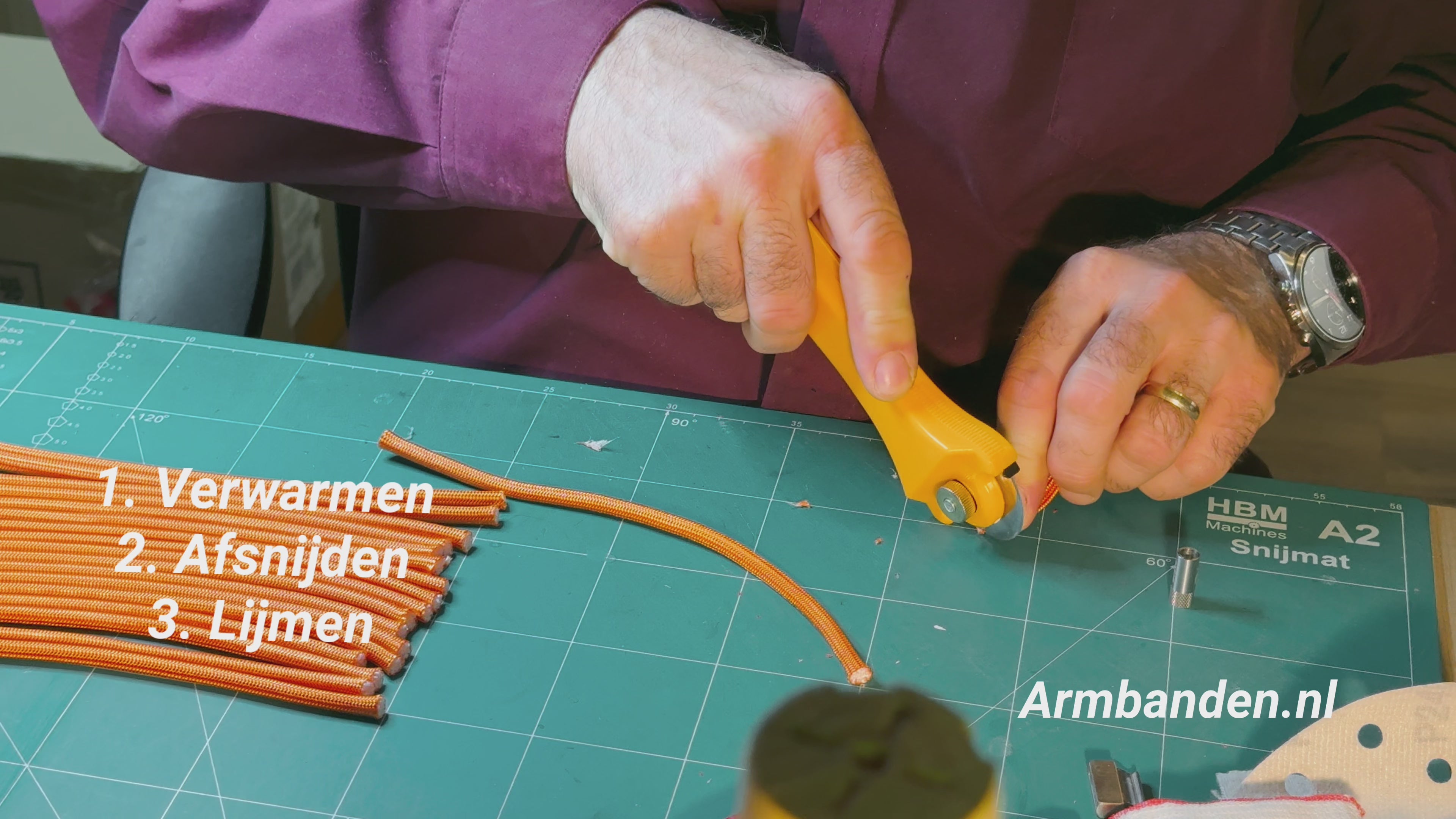 Oranje Koningsarmband – Met eigen Naam