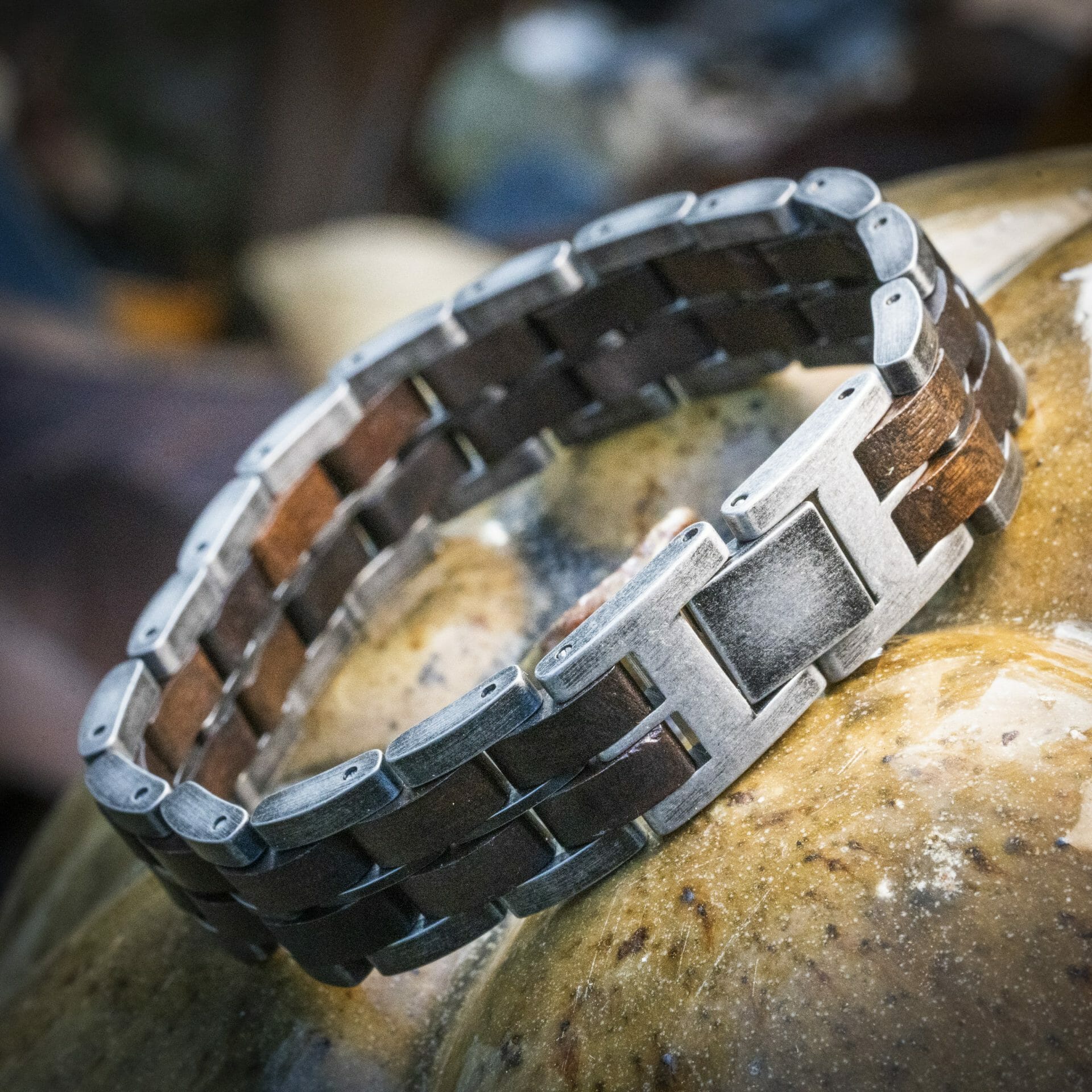 Zuid-Afrika – Kernhout & Verweerd Zilver Houten Armband