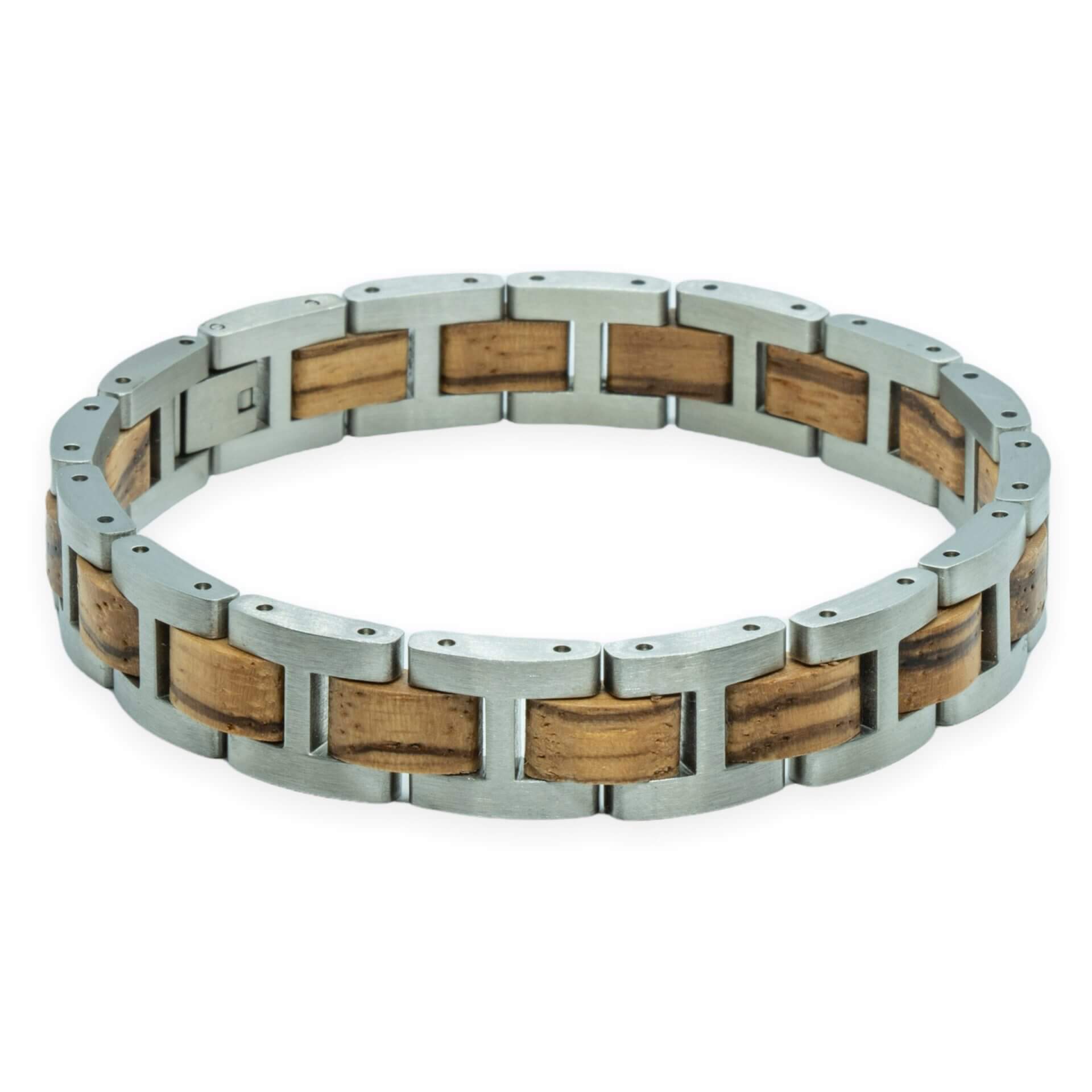 RVS Houten armband – Grand Canyon