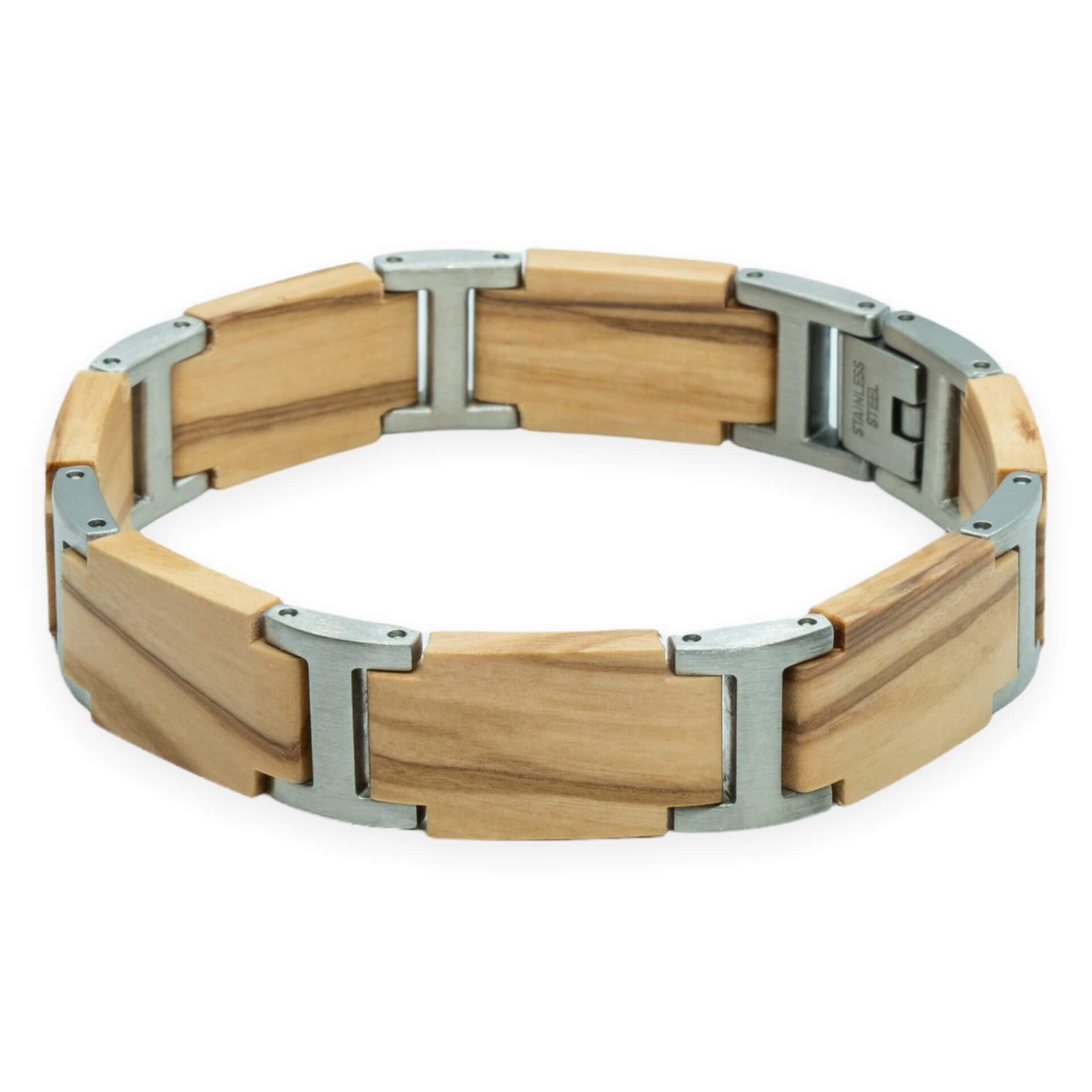 Mount Fuji – Olijf Hardhout Armband met houtgravure