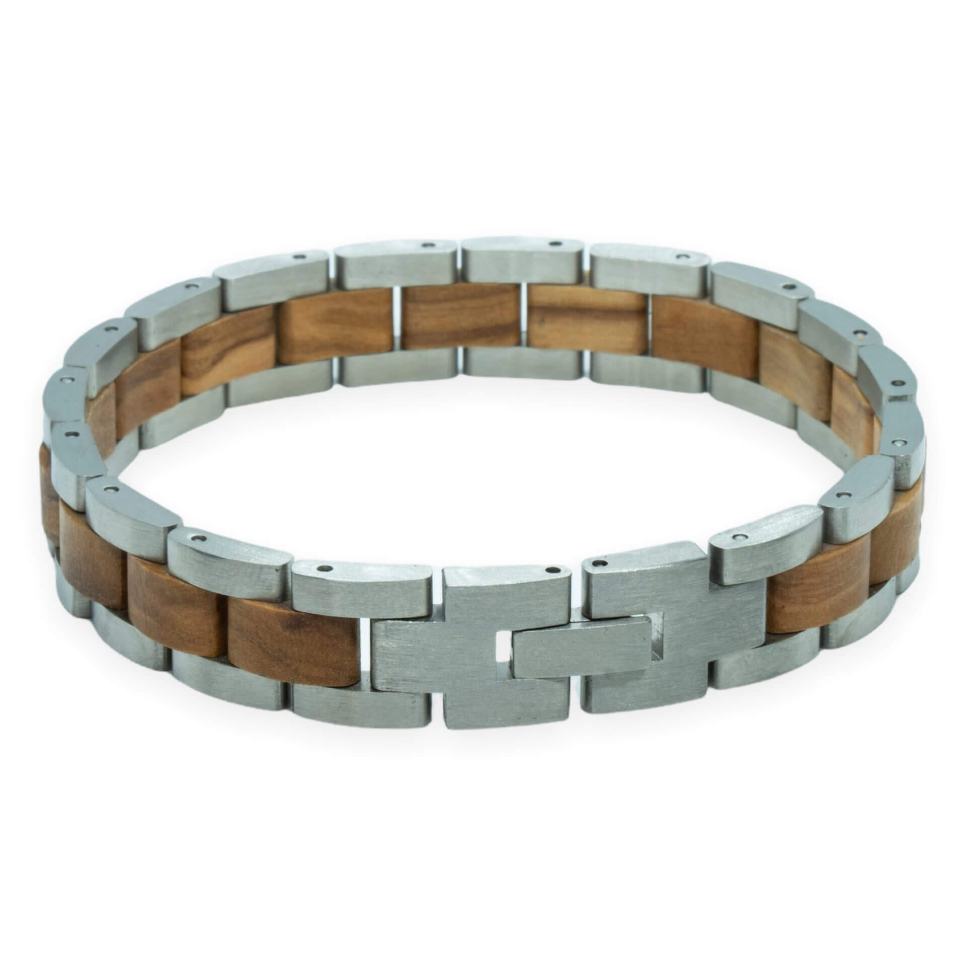 TimberWood Noble – Olijfhouten Schakelarmband