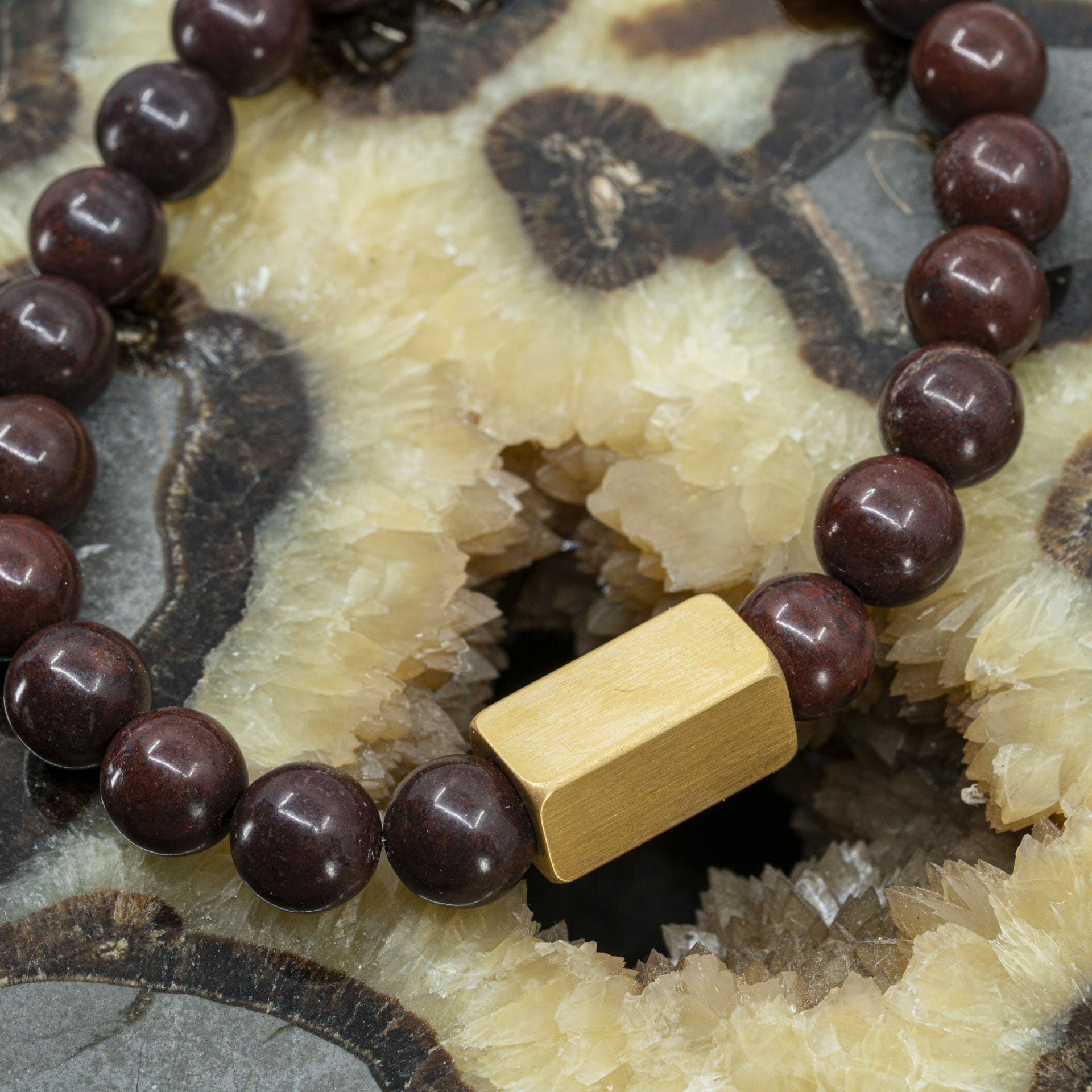 Red Bloom – Klaproos Jaspis Kralen Armband