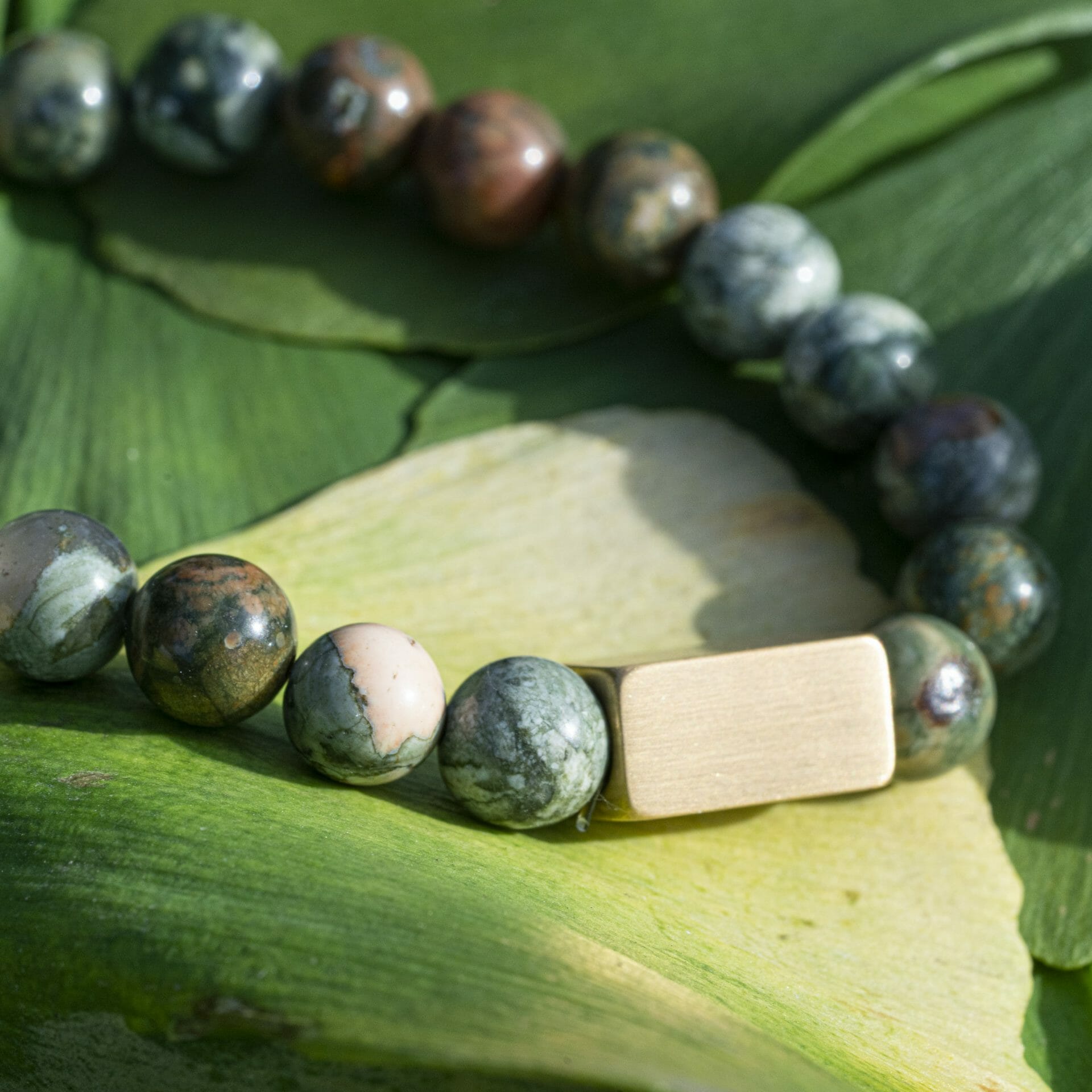 Green Sparrow Agaat 💚 Kralen Armband ‘Onze liefde is oneindig’