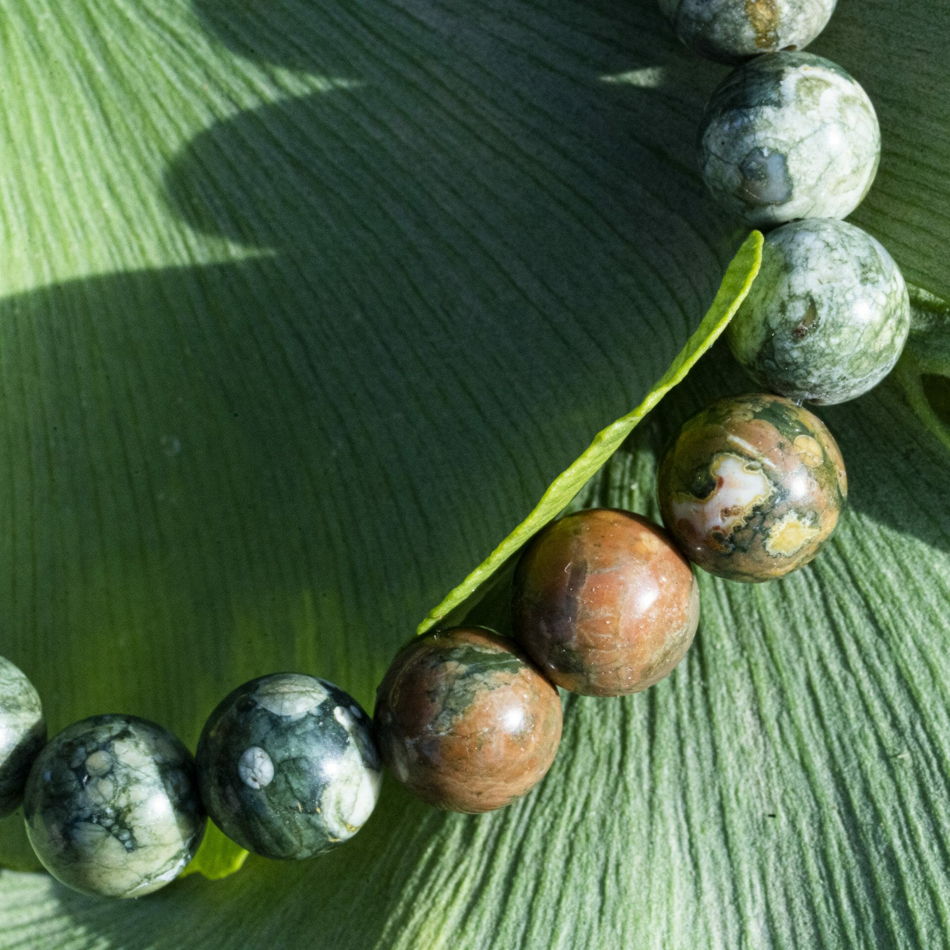 Green Sparrow Agaat 💚 Kralen Armband ‘Onze liefde is oneindig’