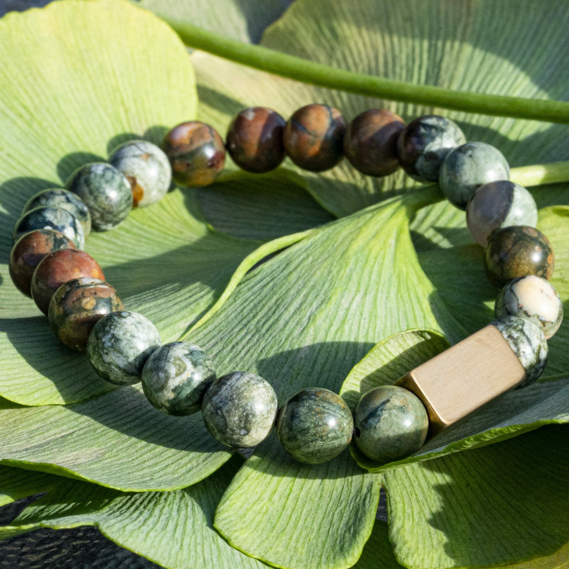 Green Sparrow Agaat 💚 Kralen Armband ‘Onze liefde is oneindig’