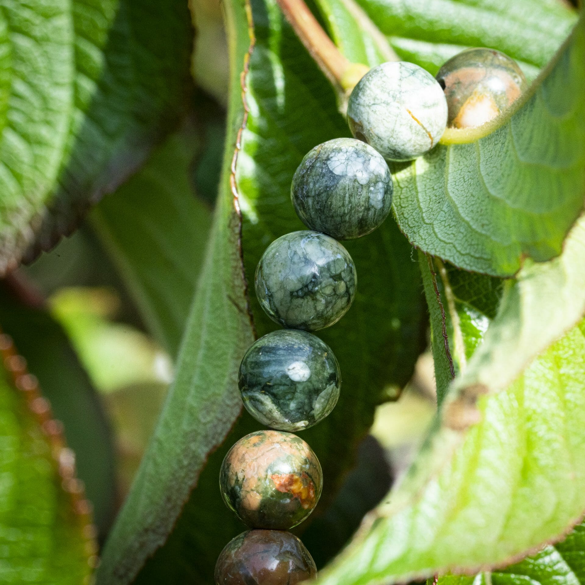 Green Sparrow Agaat 💚 Kralen Armband ‘Onze liefde is oneindig’
