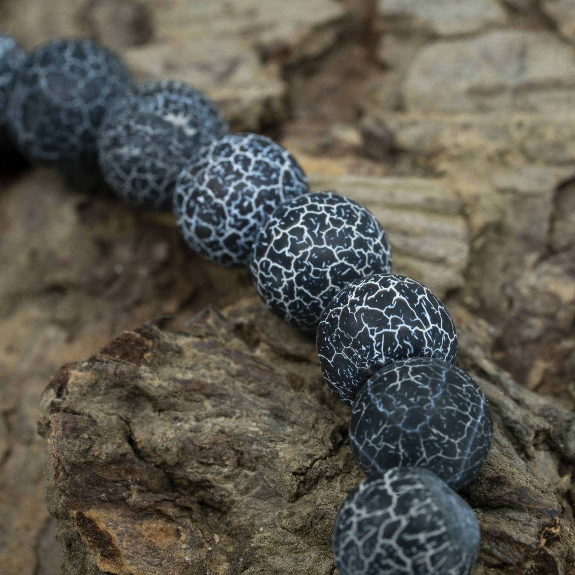 Arctic Spirit – Bevroren Agaat Kralen Armband