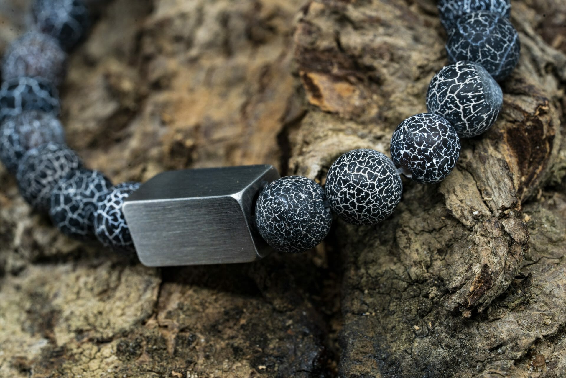 Arctic Spirit – Bevroren Agaat Kralen Armband