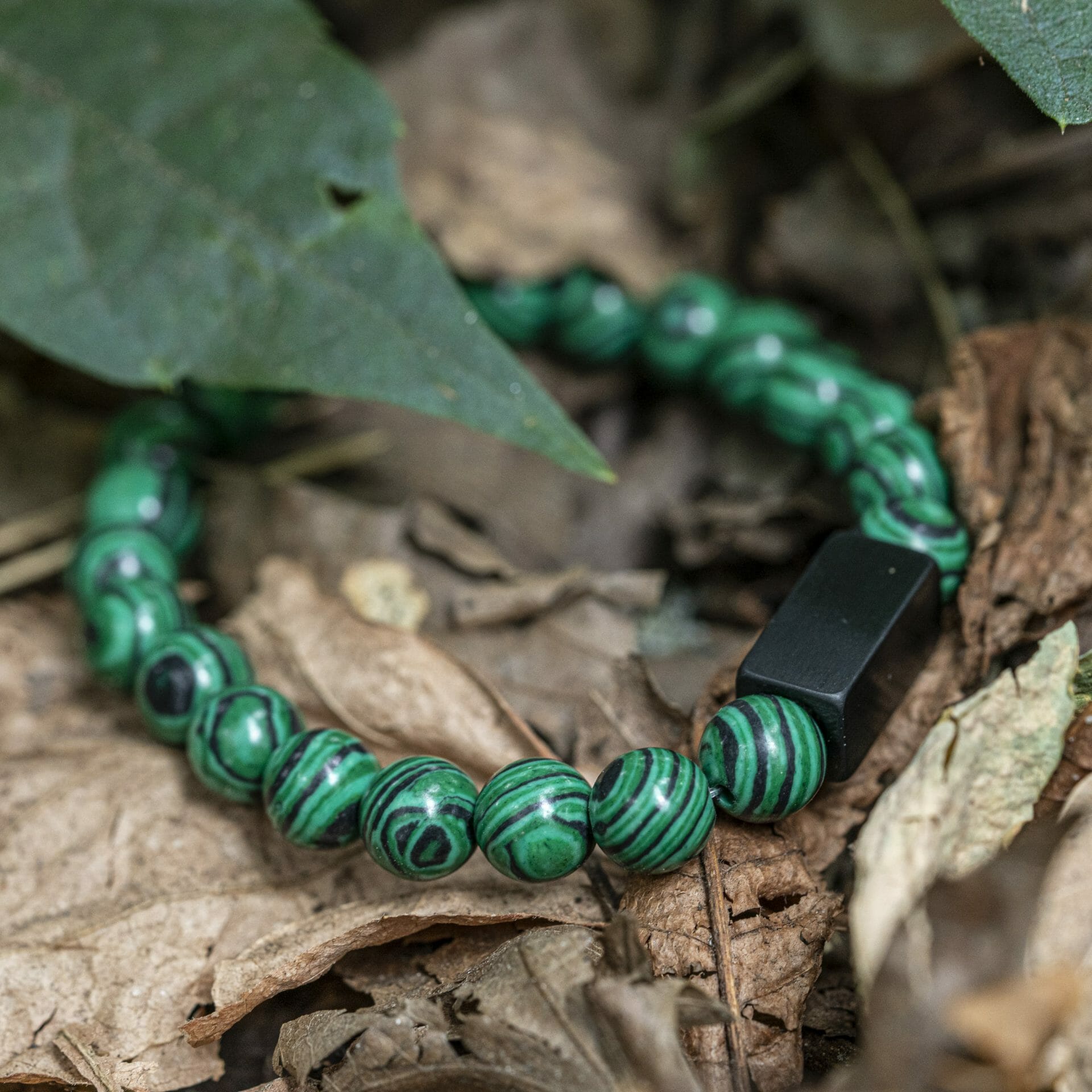 Malachiet Kristallen 'Stone of Change' - Kralen armband