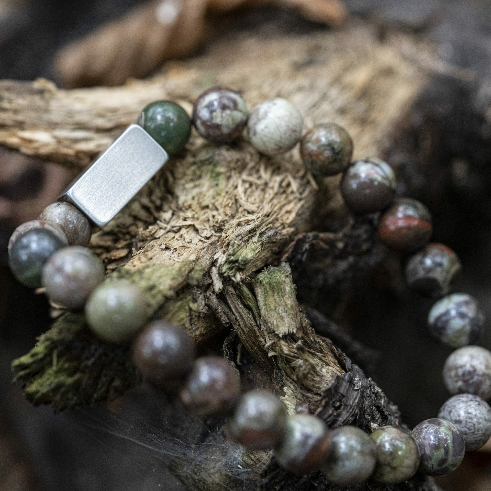 Neptunus 'Ocean Jasper' - Kralen armband