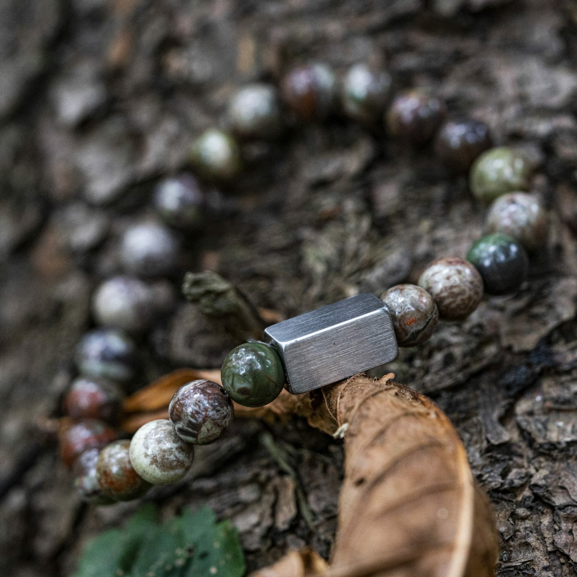 Neptunus 'Ocean Jasper' - Kralen armband