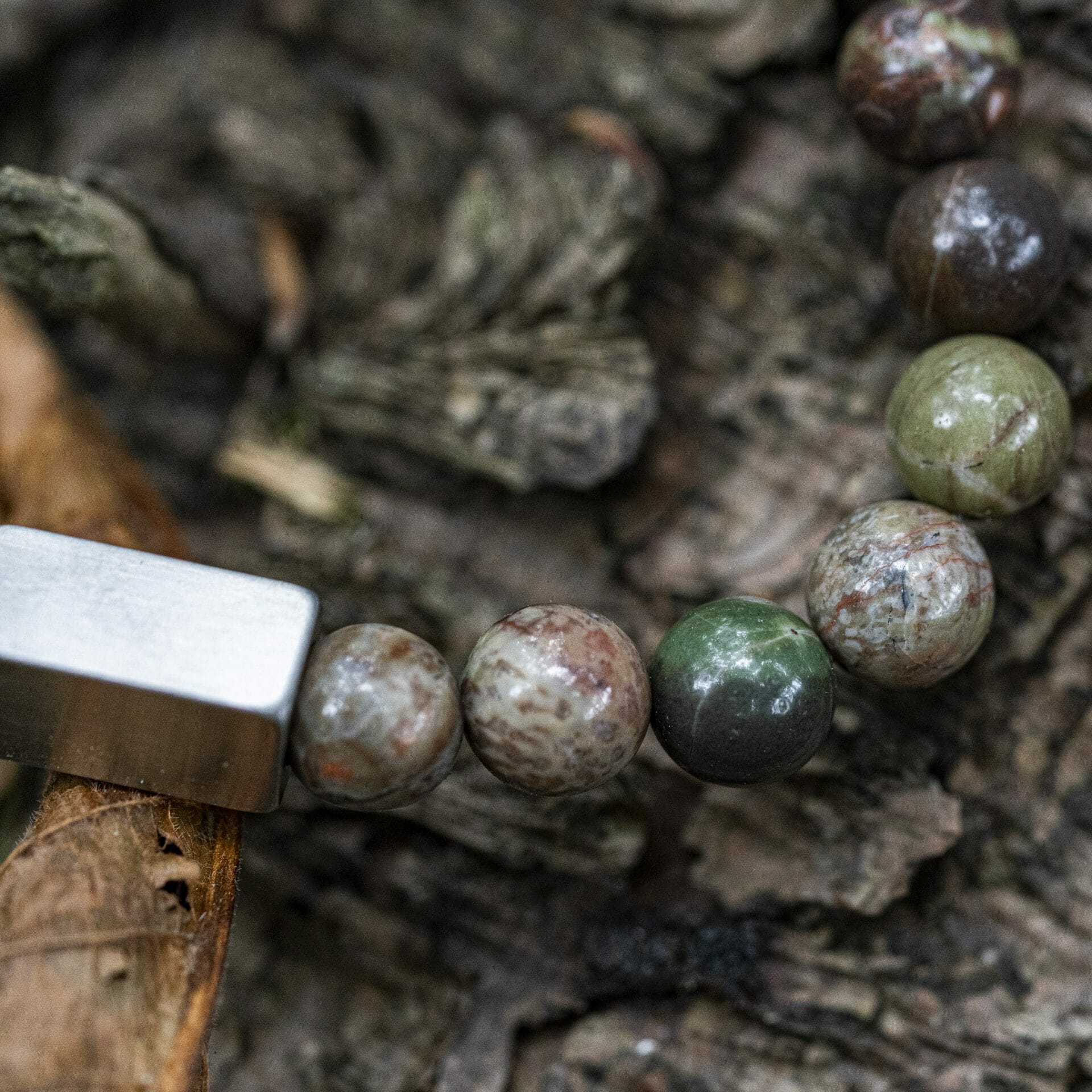 Neptunus 'Ocean Jasper' - Kralen armband