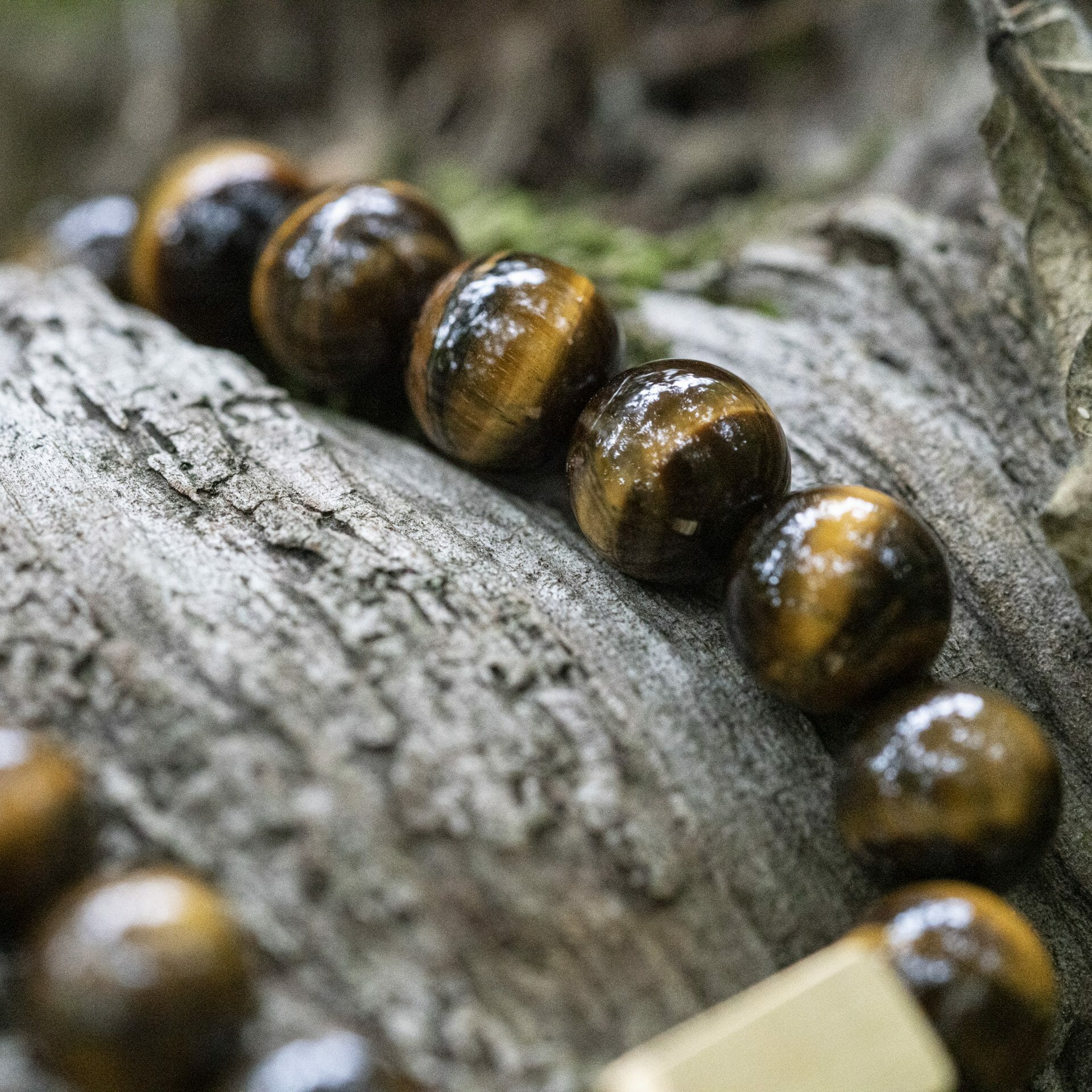 Tijger oog / Tiger Eye Armband – 10mm Kralen