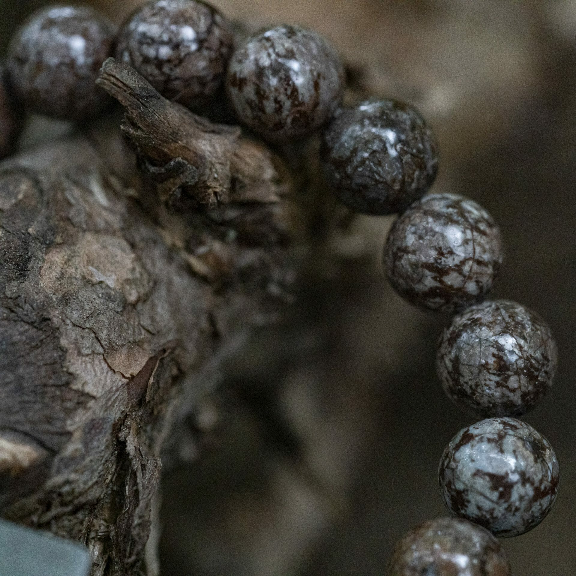 Exclusieve Rode Obsidiaan Kralen Armband - Mexicaanse Steen
