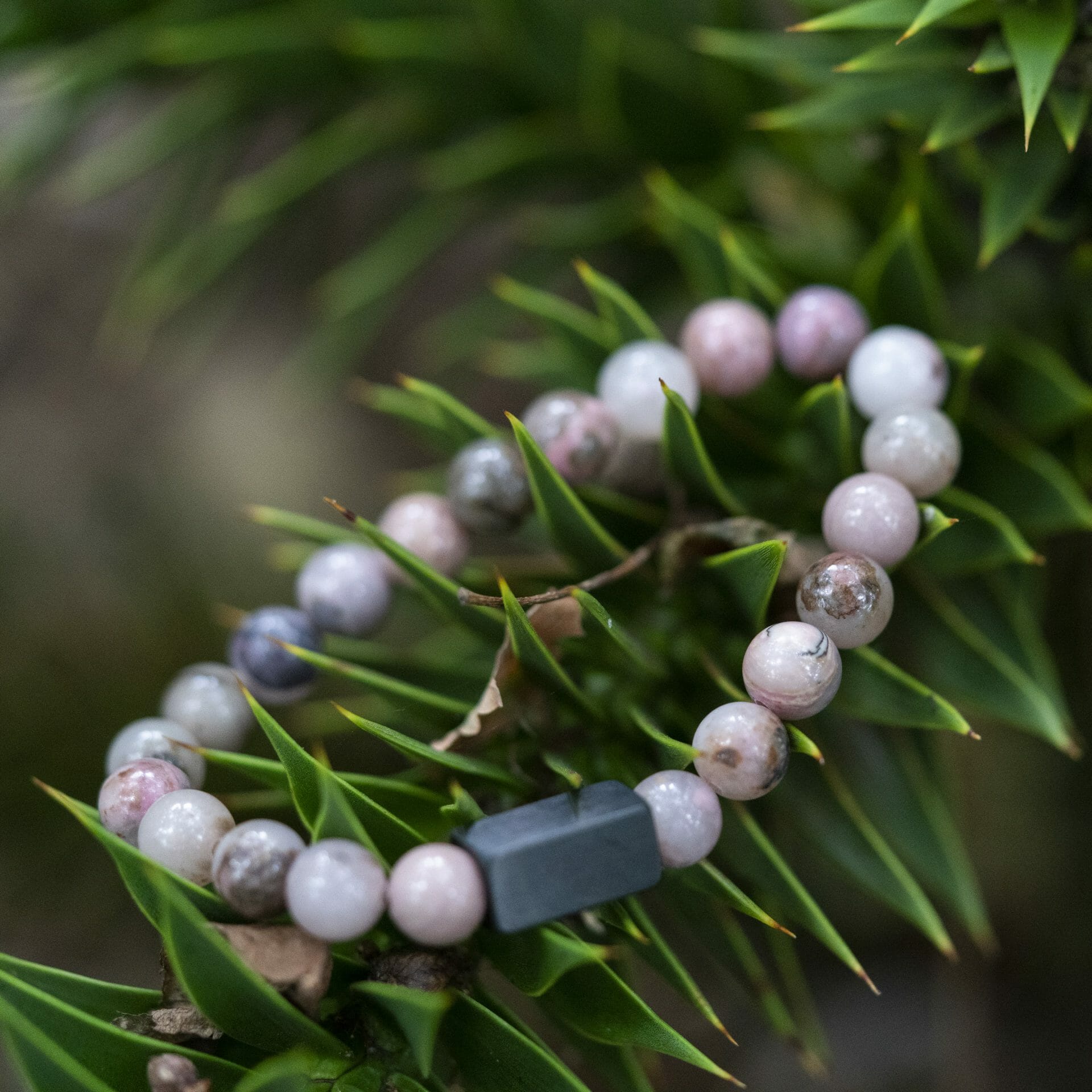 Roze Rhodoniet - Dames Kralen Armband