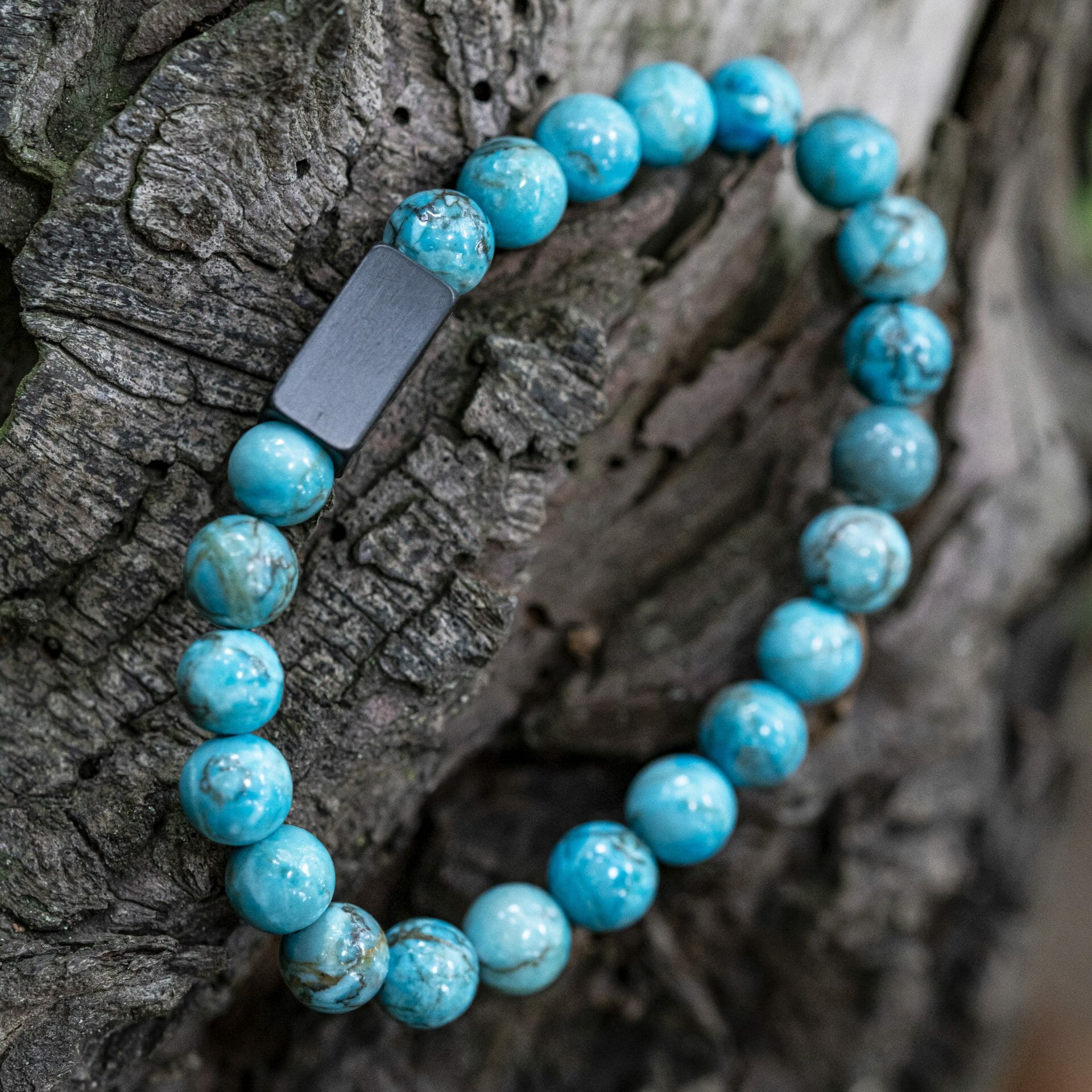 African Jasper turquoise – Kralen Armband