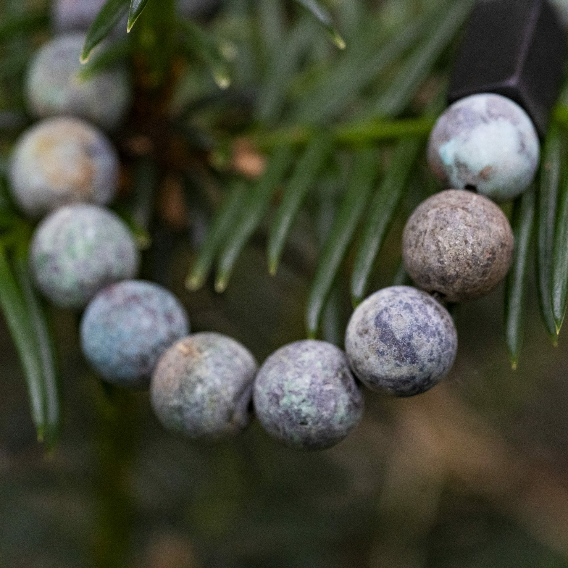 Afrikaanse Matte Turquoise Kralen Armband – 10mm Stenen