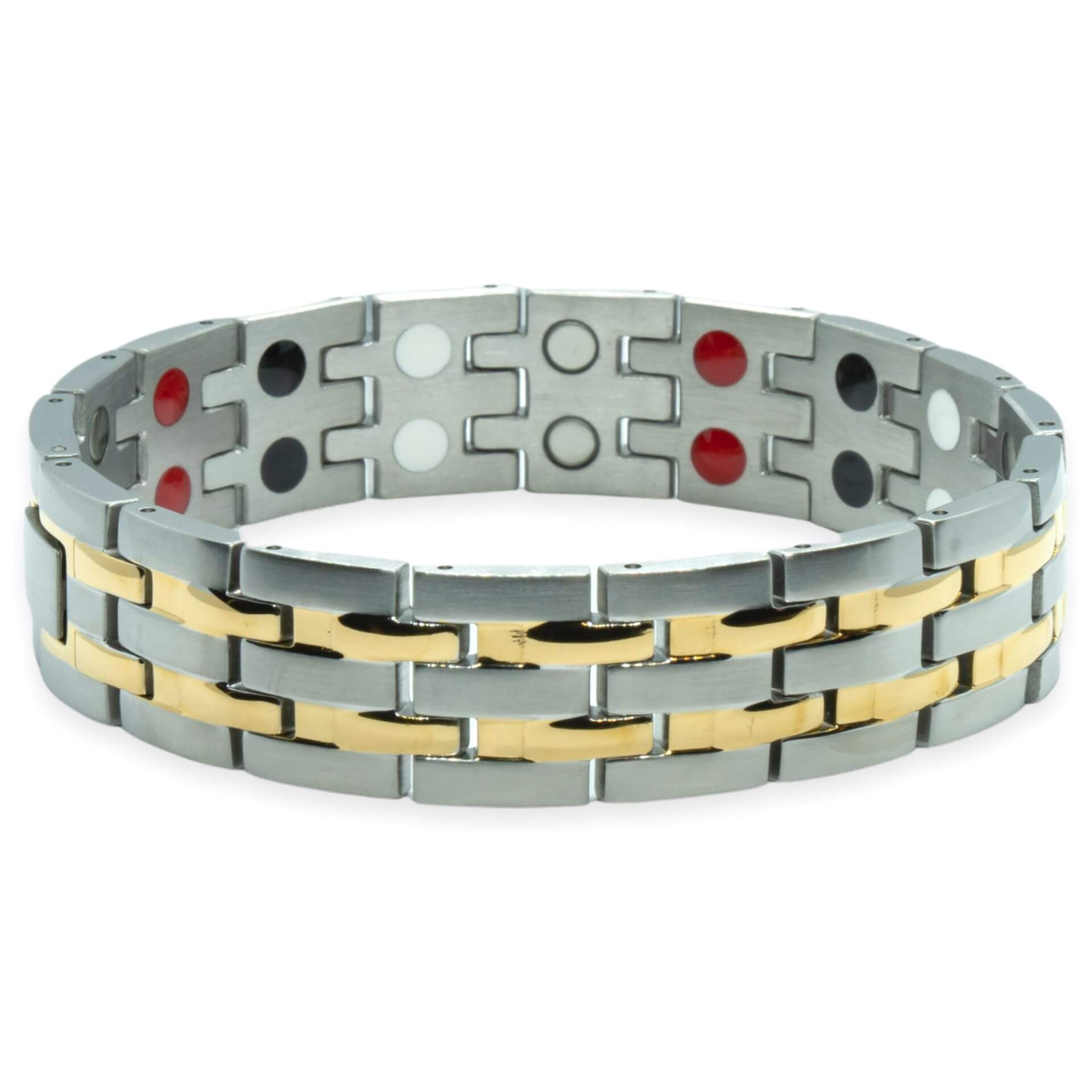 Magneet Armband – De Klassieker – Goudgrijs