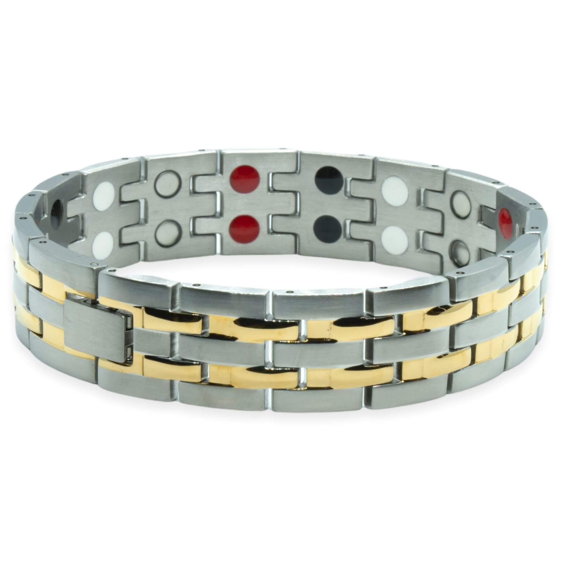 Magneet Armband – De Klassieker – Goudgrijs