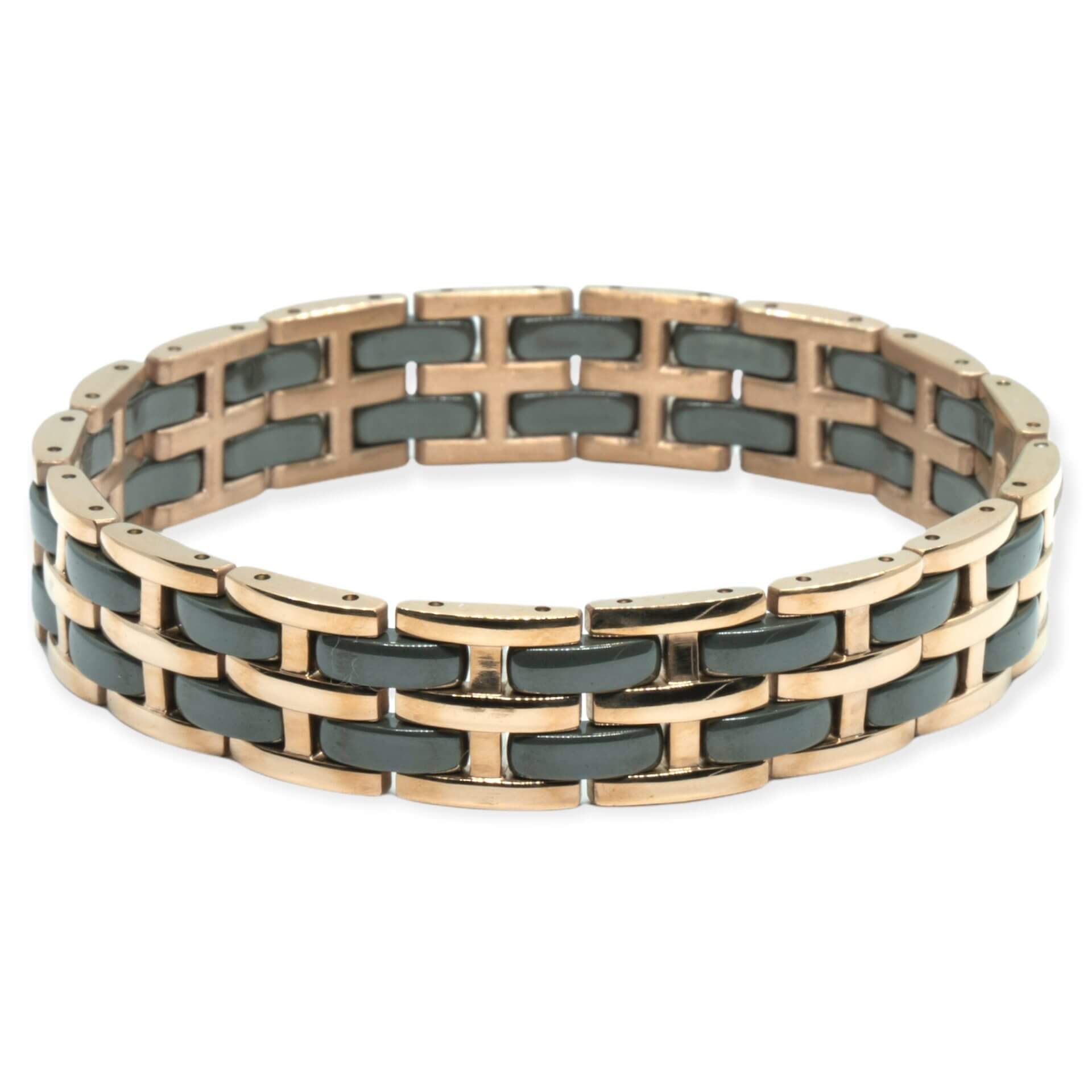 Magneet Armband - Hamar - Rosegold / Keramiek | Magnetiva®