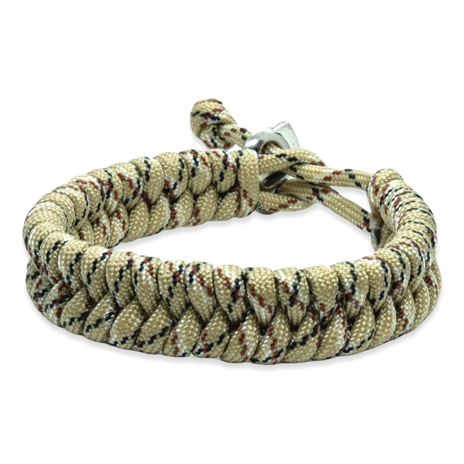 Viking Armband – Scandinavisch Gevlochten Beige Touw