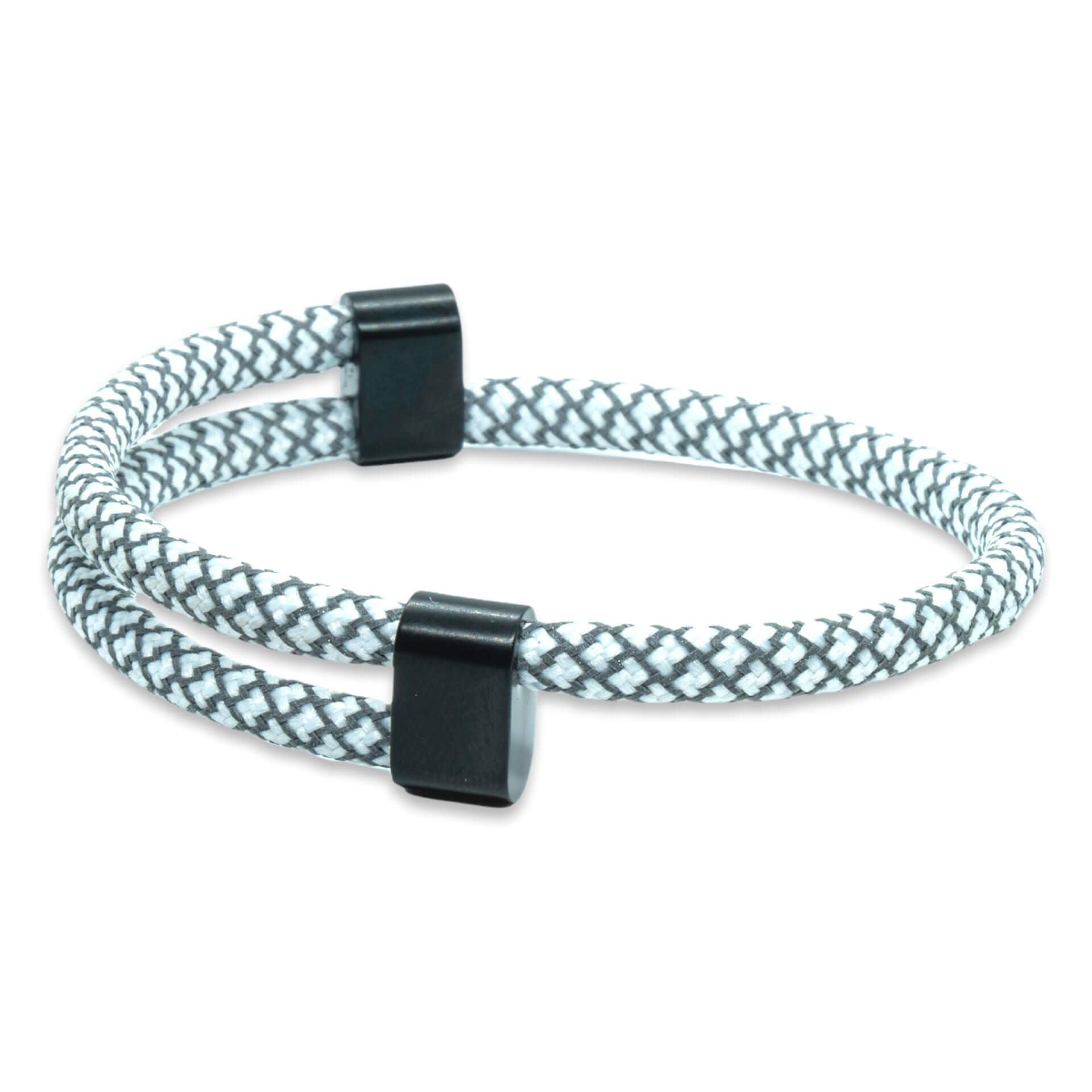 CordCraft | Verstelbaar touw – Fluorescerend wit (reflecterend)