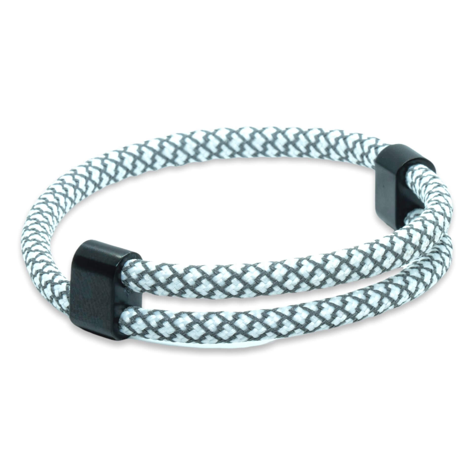 CordCraft | Verstelbaar touw – Fluorescerend wit (reflecterend)