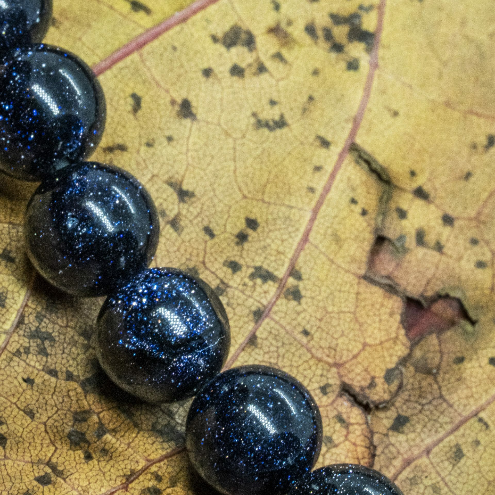 Zonnestelsel & Universum | Large 8 & 10mm Edelsteen Kralenarmband