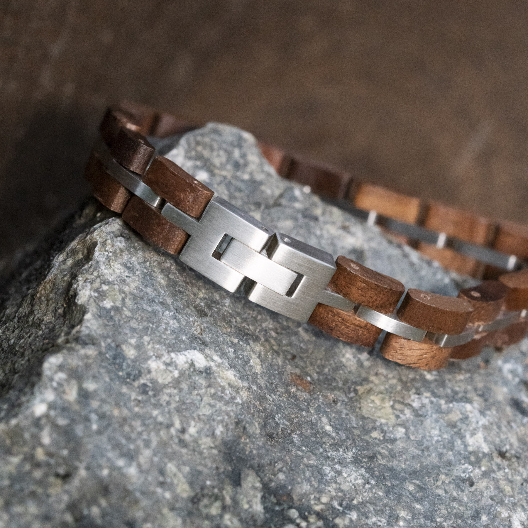 TimberWood Okkernoot - Houten armband