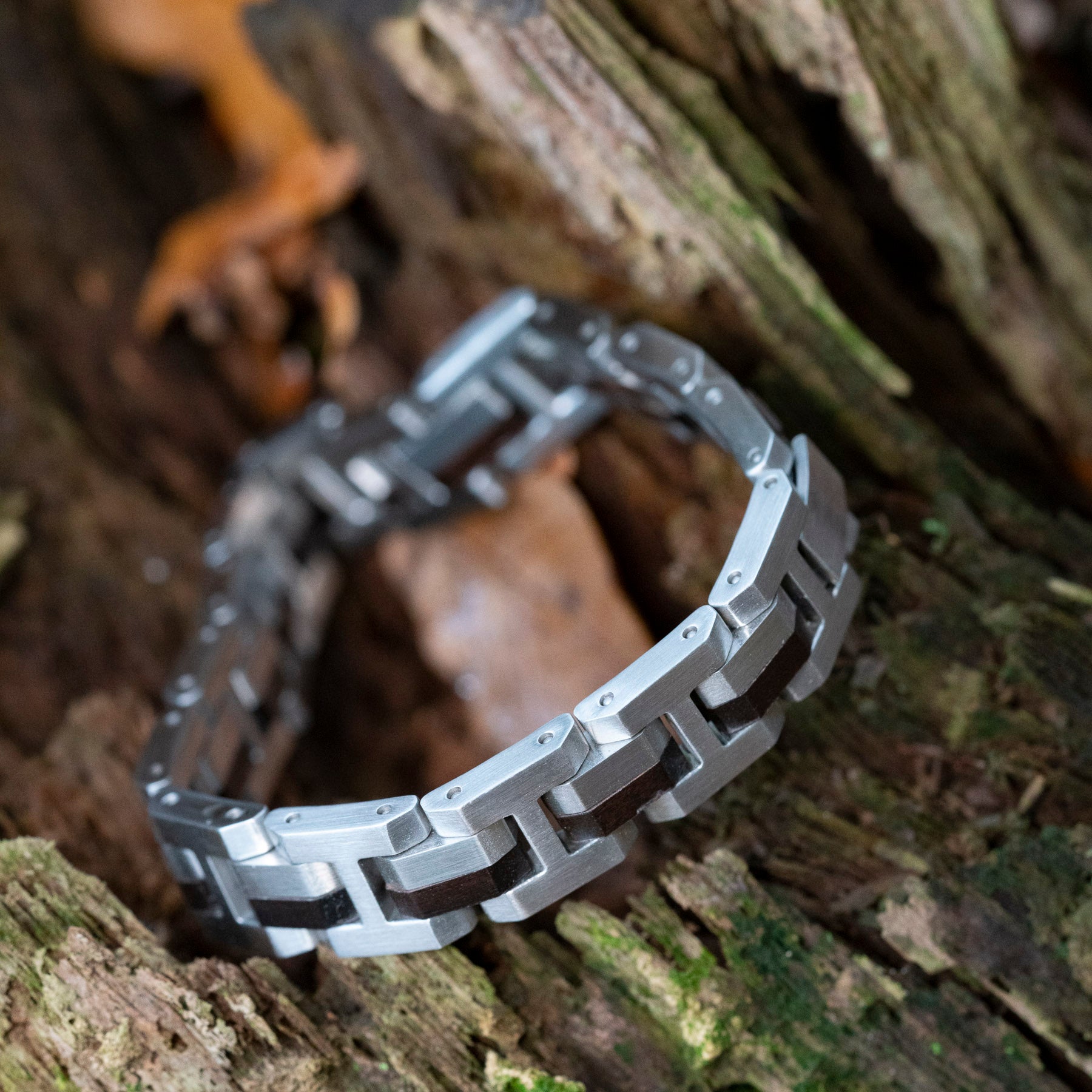 Luxe Zwart Ebbenhout (Instrumentenhout) – Houten Armband